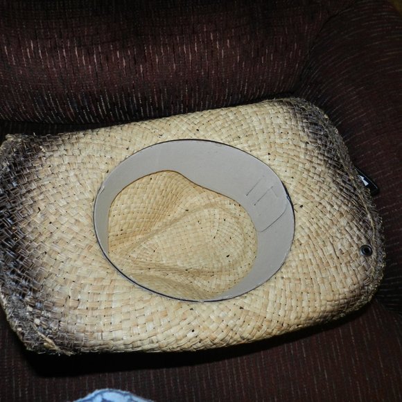 Peter Grimm Sunset drifter Peacock Band tea stained hat NWT! - Picture 8 of 15